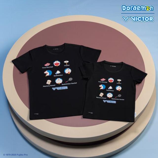 빅터 X 도라에몽 T-503DRM 남성 여성 반팔 티셔츠