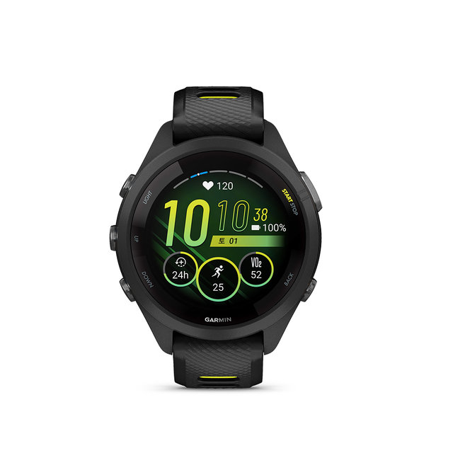 가민 포러너 265S 뮤직 블랙 GPS 스마트워치