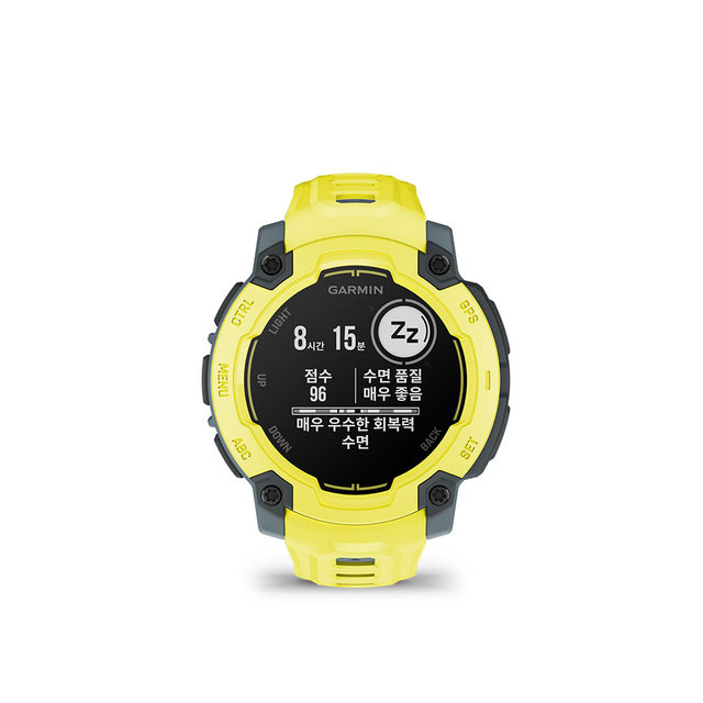가민 인스팅트 E 45mm 일렉트릭 라임 멀티스포츠 GPS 스마트워치