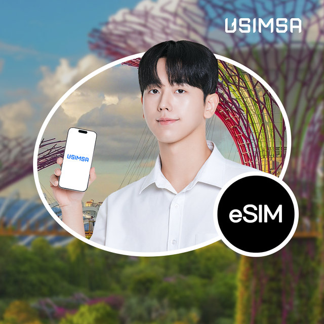 동남아 3개국(태국,싱가포르,말레이시아) eSIM 4일/매일 2GB 무제한 로밍망