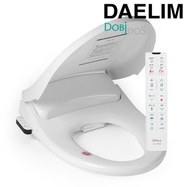 25년신제품 대림 살균  완전직수 ipx8 방수 리모컨 비데 DLB-1800R 더블케어  필터가 필요없는비데