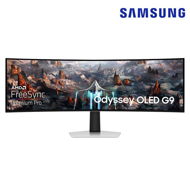 삼성전자 오디세이 OLED G9 S49CG934 124.3Cm QD-OLED 32:9 커브드 1800R DQHD 240Hz 예약판매