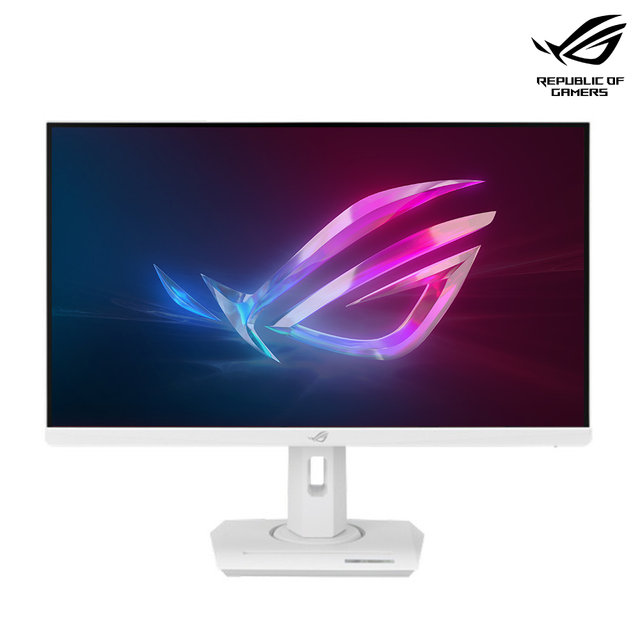 ASUS ROG STRIX XG27UCG-W 68Cm Fast IPS 평면 듀얼모드 4K 160Hz (FHD 320Hz) 게이밍 모니터 화이트