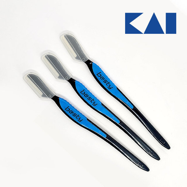 [카이] 뷰티케어 남성용 눈썹칼 3개입 (BXML-3P)