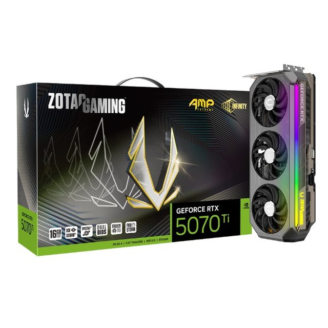 ZOTAC GAMING 지포스 RTX 5070 Ti AMP Extreme Infinity D7 16GB 그래픽카드