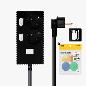 [파워존] 국산 프리미엄 자동소화 고용량 웨이브 개별스위치 멀티탭 (2구/3구/4구/5구/6구)