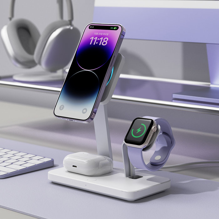 정상가 ESR 3in1 할로락 쿨링팬 맥세이프 충전기 + 어댑터 포함