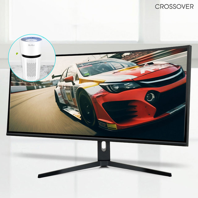 크로스오버 38LD16 NANO IPS Ai 울트라하이퍼 96cm WQHD 커브드 컴퓨터 모니터 무결점 안전포장