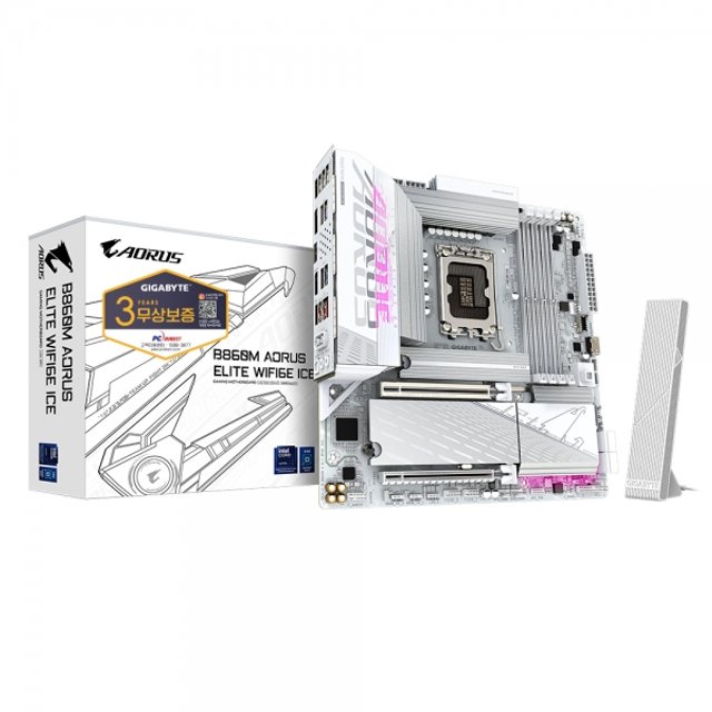 GIGABYTE B860M AORUS ELITE WIFI6E ICE 제이씨현 /N