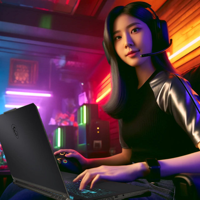 [최.종.1.3.2.만] MSI 사이보그 15 AI A1VFK-U7 / (8GB/512GB/FD/RTX4060) - 기본제품