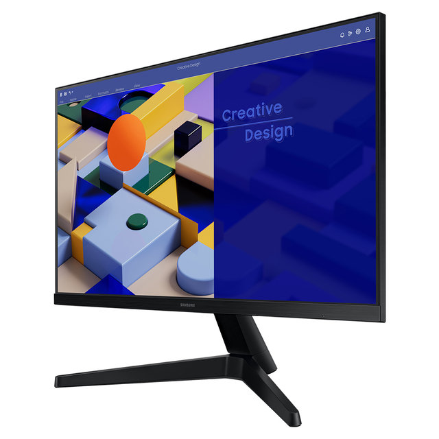 삼성 60.4cm S24C310 IPS 사무용 업무용 모니터 광시야각 75Hz 베젤리스 눈보호 FreeSync