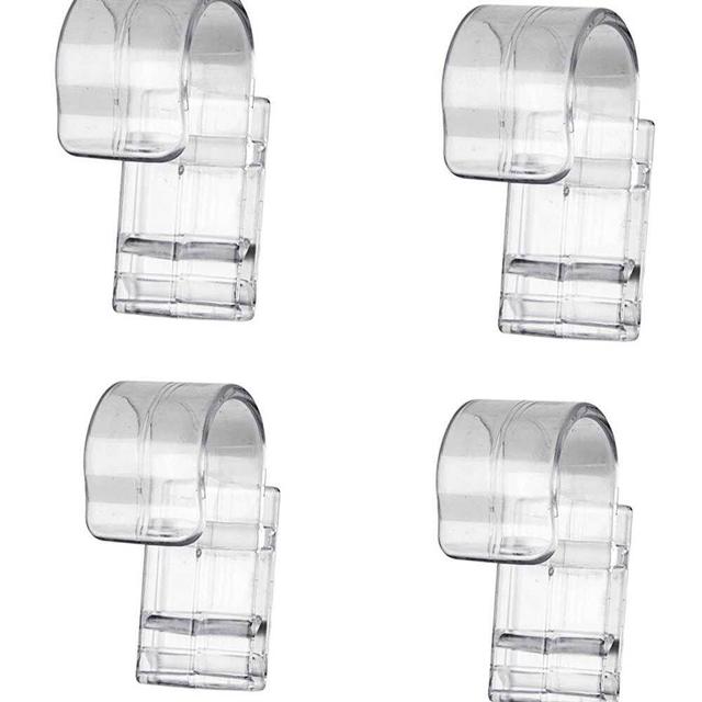 투명 집게걸이 4개입 폼 집게걸이 투명집게 욕실정리