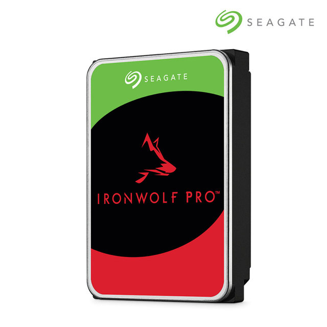 씨게이트 HDD 10TB IronWolf Pro ST10000NT001 NAS 하드디스크 (7,200RPM/256MB/CMR)