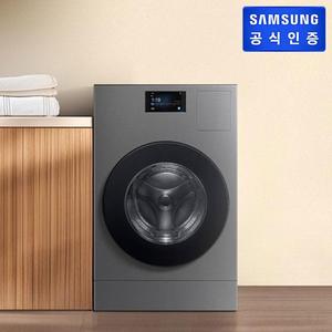 BESPOKE AI 콤보 세탁25kg+건조18kg WD90F25AHS (다크스틸)
