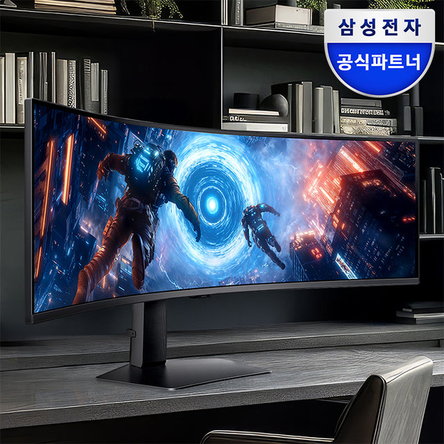 [공식] 삼성전자 오디세이 G9 S49FG910 123.8cm(49인치) 커브드 게이밍 모니터 144Hz VA 울트라와이드 DQHD
