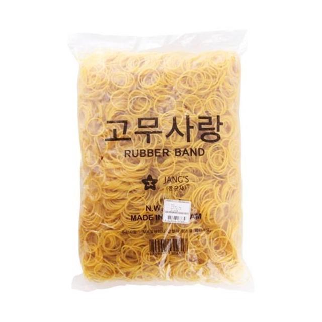 1세트 고무밴드 노란고무줄 1kg 40mm 노랑고무줄