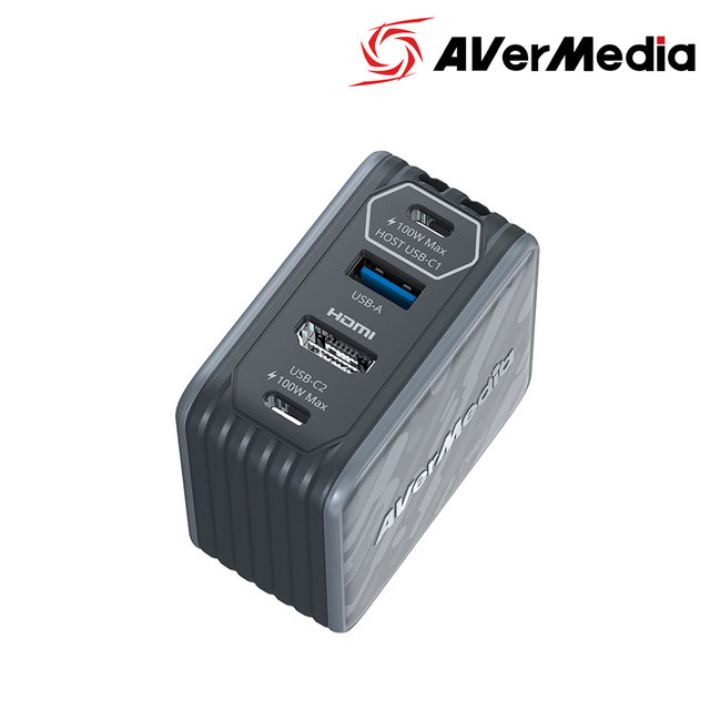 에버미디어 Charging Dock CORE GO GC313 외장형 캡처보드 (고속 충전/4K60)