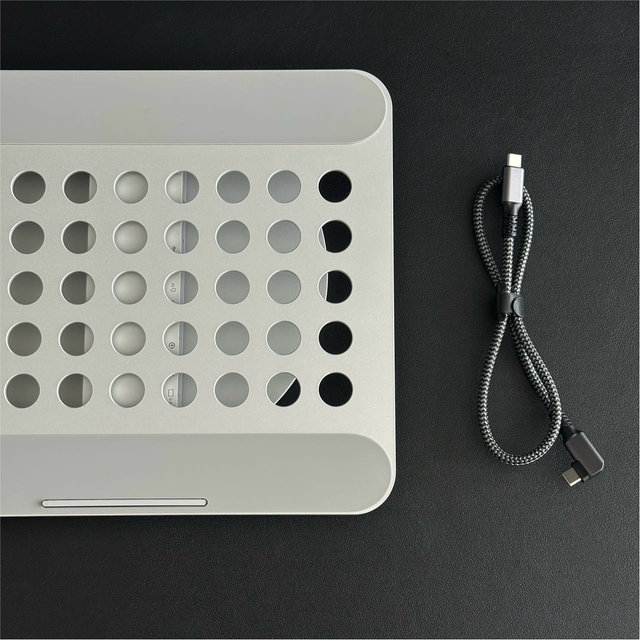 리카틸 X5 Pro 노트북 맥북 거치대 8in1 HUB 360도 회전 거치대