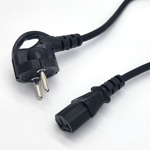 국산 고리ㄱ자 전기 전원 케이블 가전 컴퓨터 코드선 1.5m K005