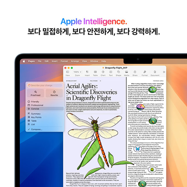 맥북에어 13 M4,10코어 CPU, 8코어 GPU, 16GB RAM, 256GB SSD - 스카이블루 [MC6T4KH/A]