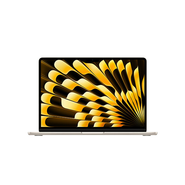 맥북에어 13 M4, 10코어 CPU, 8코어 GPU, 16GB RAM, 256GB SSD - 스타라이트 [MW0Y3KH/A]