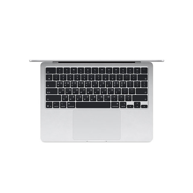 맥북에어 13 M4, 10코어 CPU, 10코어 GPU, 24GB RAM, 512GB SSD - 실버 [MC654KH/A]