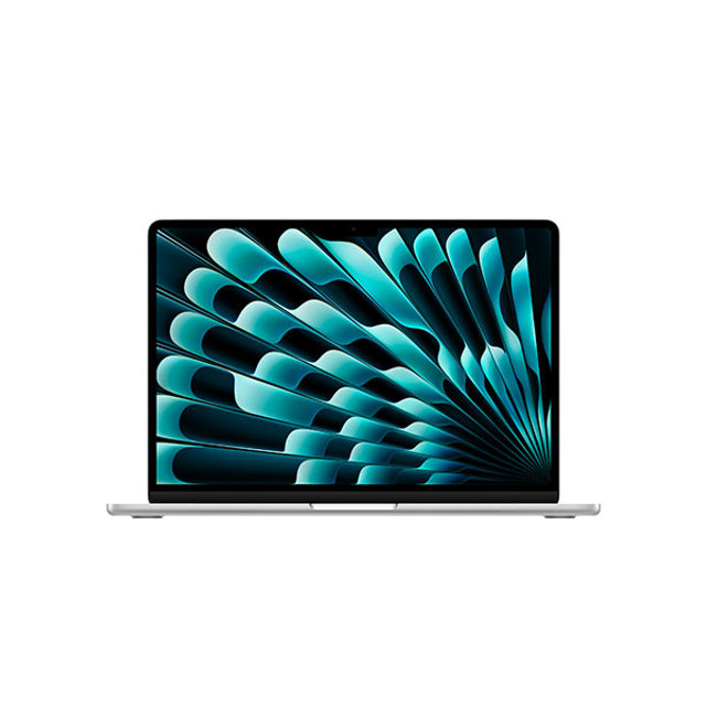 맥북에어 13 M4, 10코어 CPU, 10코어 GPU, 24GB RAM, 512GB SSD - 실버 [MC654KH/A]
