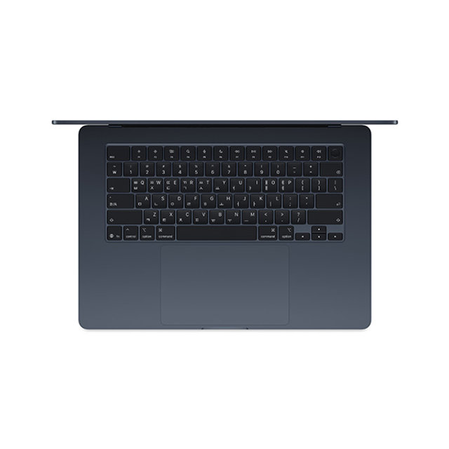 맥북에어 15 M4, 10코어 CPU, 10코어 GPU, 16GB RAM, 512GB SSD - 미드나이트 [MW1M3KH/A]
