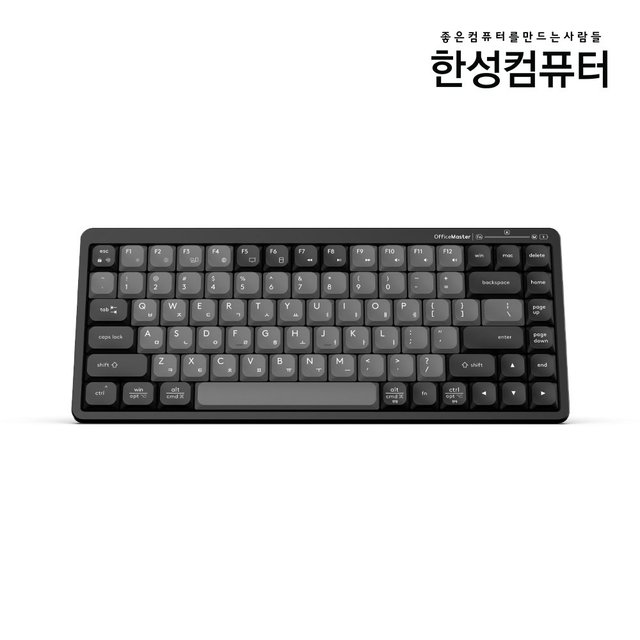 GK694 OfficeMaster 3모드 저소음 펜타그래프 키보드 Cotton Candy(코튼 캔디)