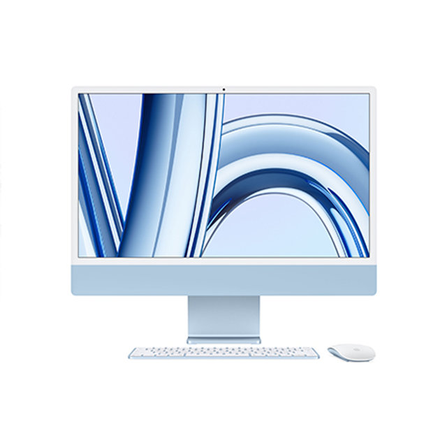 [상급 / 용인구성점] (진열)iMac 24 / M3 / 8GB / 256GB / 10코어 GPU / 블루 (J)MQRQ3KH/A