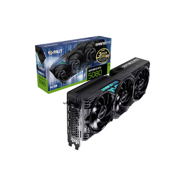 PALIT 지포스 RTX 5080 GAMINGPRO D7 16GB 이엠텍  -M
