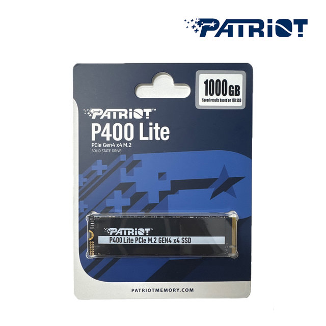 PATRIOT 패트리어트 P400 1TB Lite M.2 NVMe SSD (GEN4 / QLC / 5년)