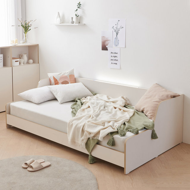 아이앤 프레아 데이베드 SS 저상형 LED 침대 USB형 DO