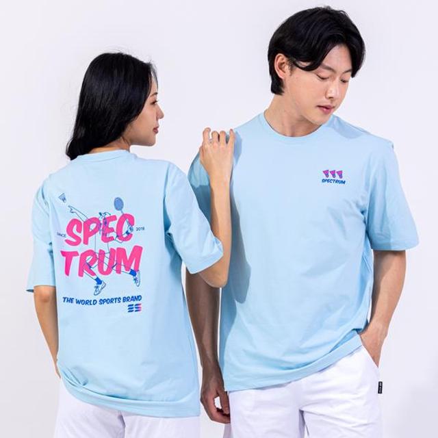 스펙트럼 ST-2546 남성 여성 반팔 티셔츠 오버핏