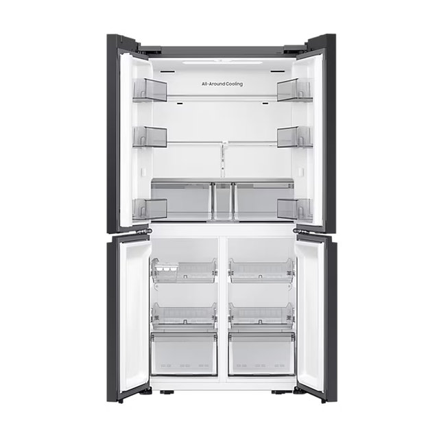 BESPOKE 키친핏 Max 4도어 냉장고 RM70F63R2XJ [640L,새틴화이트+새틴베이지]