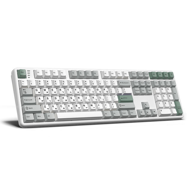 [한성] GK798PRO 메탈화이트 HMX라벤더 또각 45g 핫스왑 유무선 게이밍 풀배열