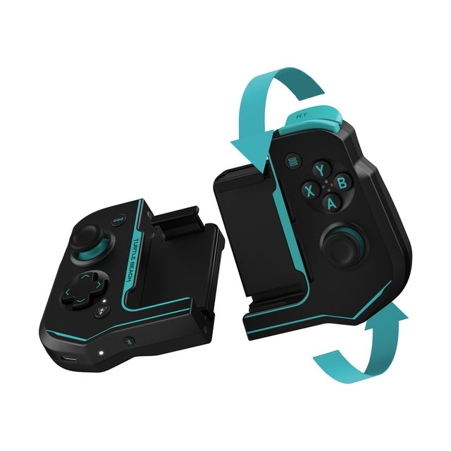 터틀비치 아톰 Atom Controller Android 모바일 컨트롤러 안드로이드 갤럭시 휴대용 게임 컨트롤러 게임패드 Black / Teal