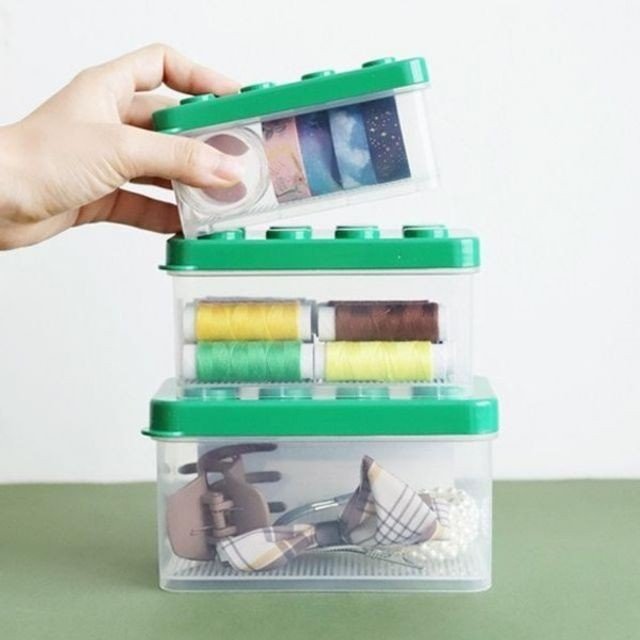 활용 베이직 공간 깔끔 수납 소품 정리함 블럭 스토리