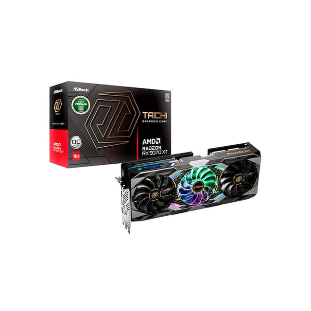 ASRock 라데온 RX 9070 XT Taichi OC D6 16GB 대원씨티에스_M