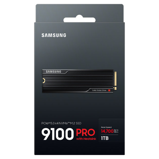 삼성 M.2 Nvme SSD PCIe 5.0 9100 PRO 히트싱크 1TB MZ-VAP1T0CW 공식인증 (정품)
