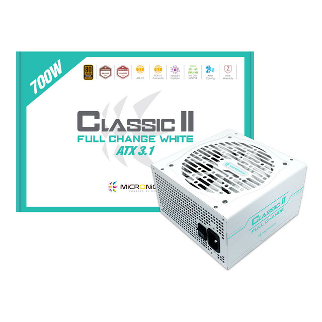 마이크로닉스 Classic II 풀체인지 700W 80PLUS BRONZE ATX3.1 (화이트 - 박스)