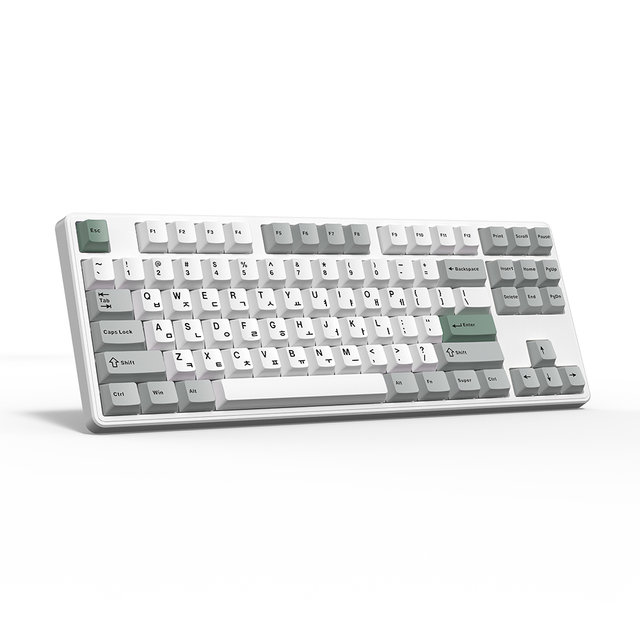 [한성] GK797PRO 메탈화이트 HMX라벤더 또각 45g 핫스왑 유무선 게이밍 TKL