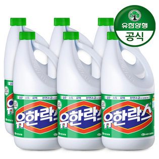 [결제시5%추가]유한양행 유한락스 후레쉬 2L x 6개