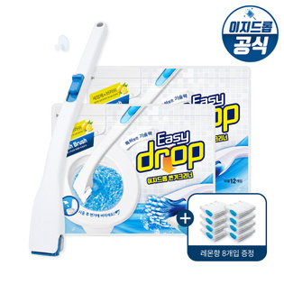 변기크리너 핸들 1개 + 리필 2팩(24개입) + 8개입증정