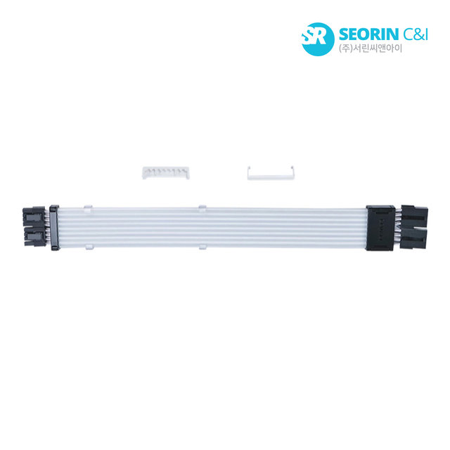[서린공식] LIAN LI STRIMER WIRELESS CPU 2x8핀 케이블 (PW8-1W-CPU, 0.26m) 컨트롤러 미포함