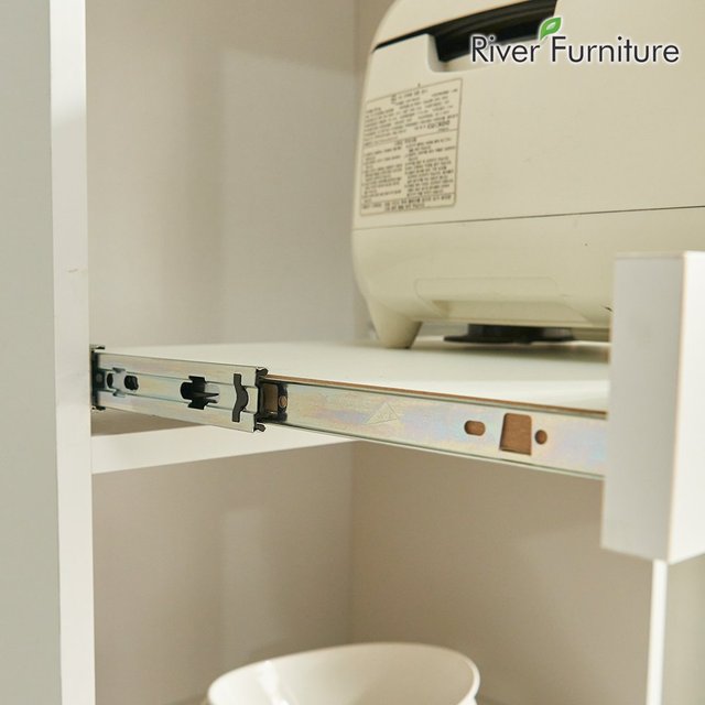 리버퍼니쳐 500 미니 렌지대 2선반 도어 수납장