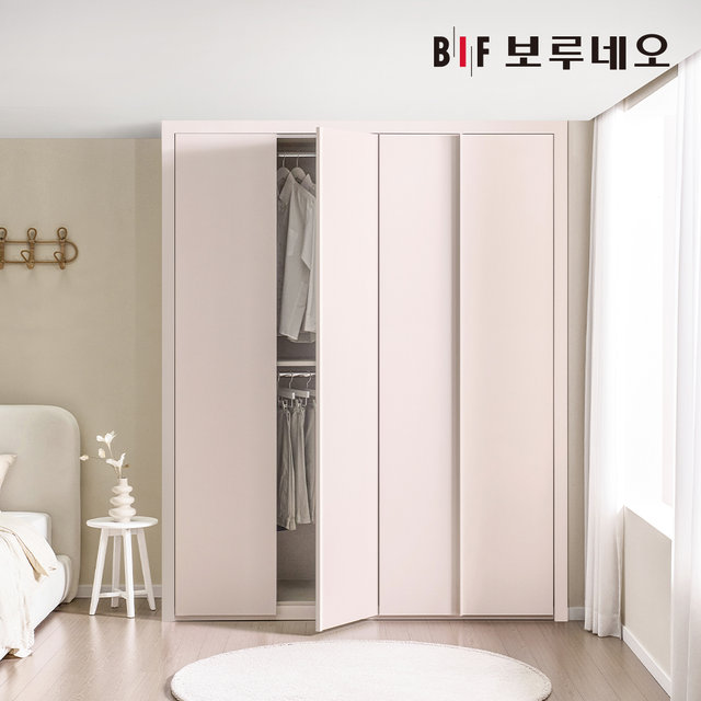 핑크 작은방 붙박이장 여닫이 인테리어 가구 10cm 5자 6자 7자 E0등급