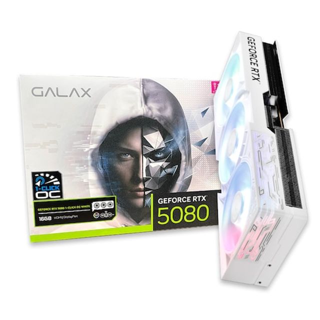 갤럭시 GALAX 지포스 RTX 5080 WHITE OC D7 16GB_G