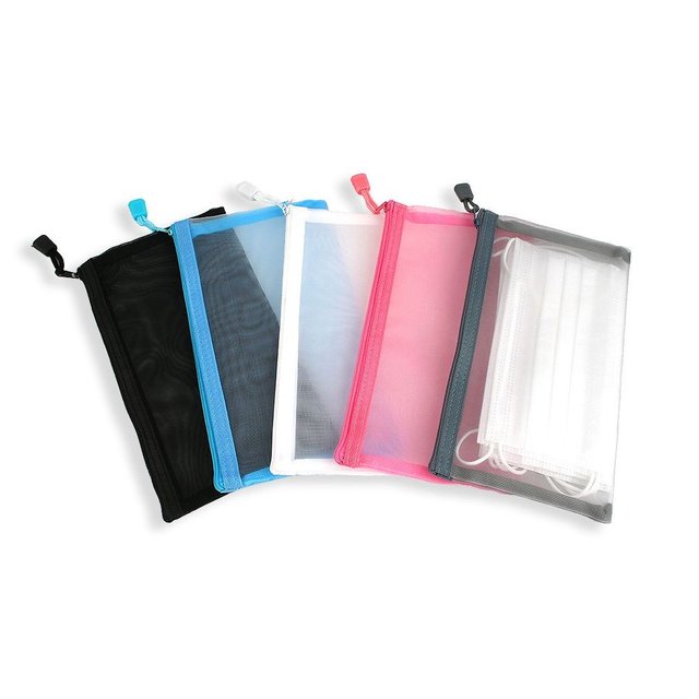 통풍 마스크케이스 메쉬 메쉬파우치 마스크보관파우