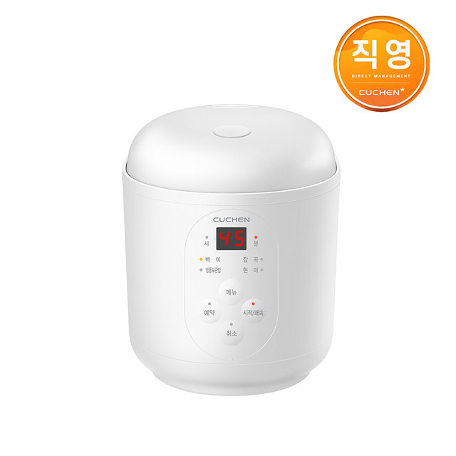 쿠첸 머쉬룸 미니밥솥 1.5인용 CRM-E0101W